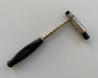 Martillo de reflejos raro, martillo de neurólogo antiguo, martillo médico de diagnóstico, martillo médico, instrumento médico antiguo, regalo para estudiantes de medicina