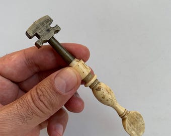 Glassnijder, diamantglassnijder, zeldzame glassnijder, glassnijder voor verzamelaars, glazenmaker, antieke gereedschappen, cadeau aan vader,