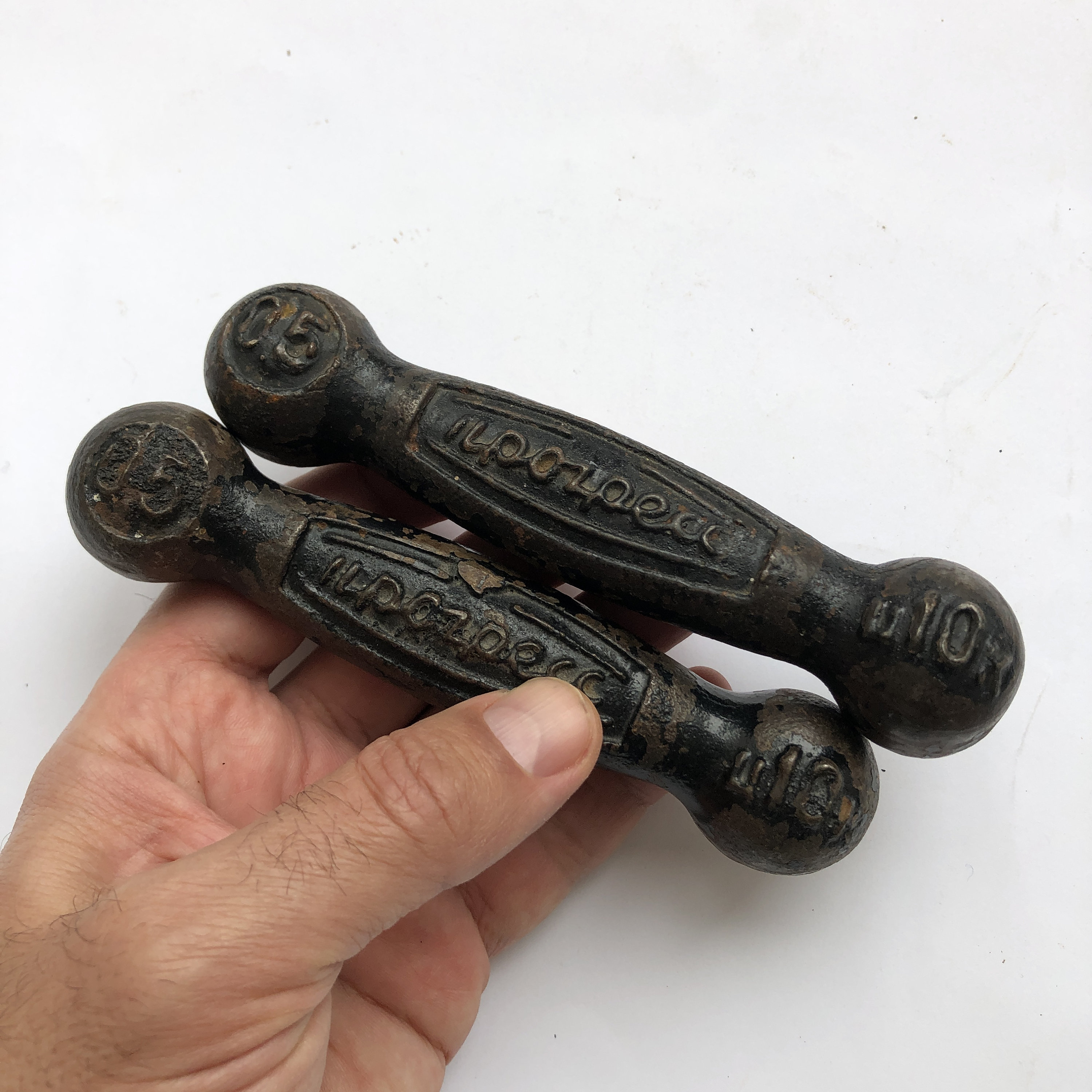Buy Vintage Sports Dumbbells Children s Dumbbells 500 Grams Old Iron Dumbbells Sports Equipment Collectible Dumbbells Vintage Sport Online in India Etsy