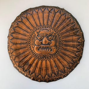 Vintage Devil Painting, Devil Face, Handmade, Metal Devil, Copper Panel, Wall Decor, Devil Decor, Halloween Gift, Vintage Gift, Gift Idea