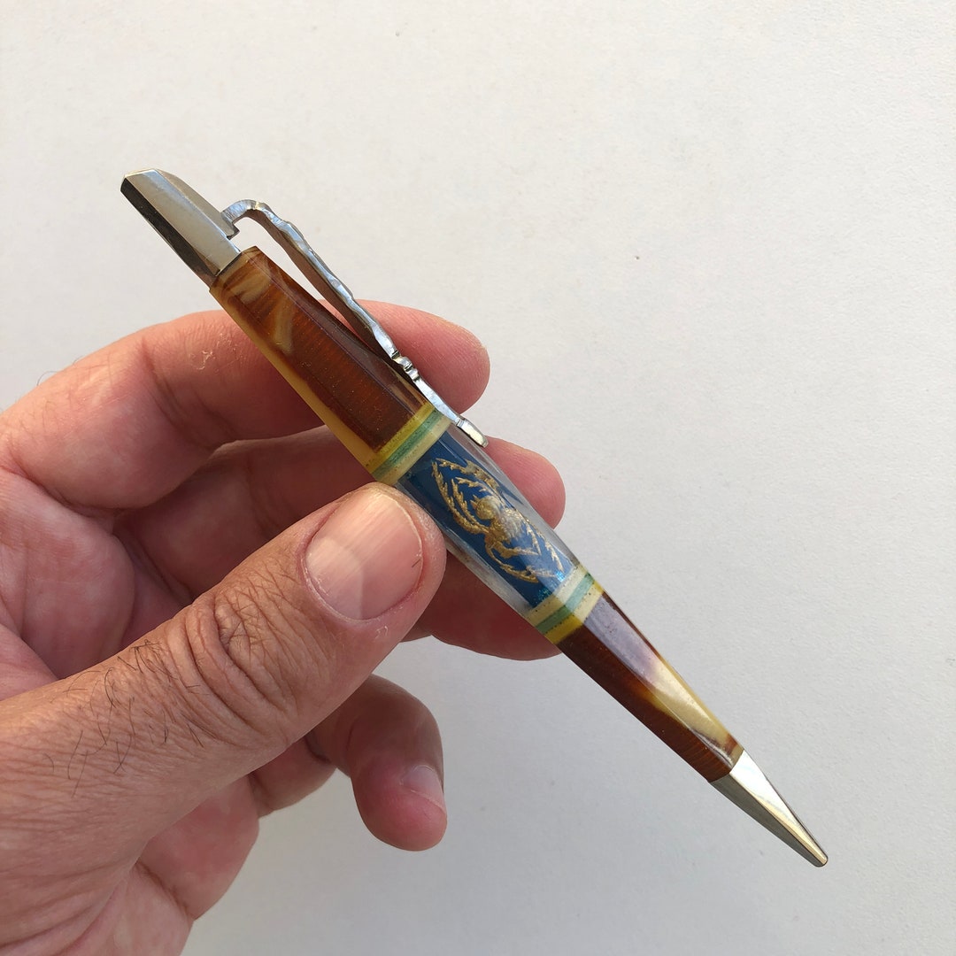 Vintage Writing Pen Fountain Pen Spider Souvenir Pen Etsy