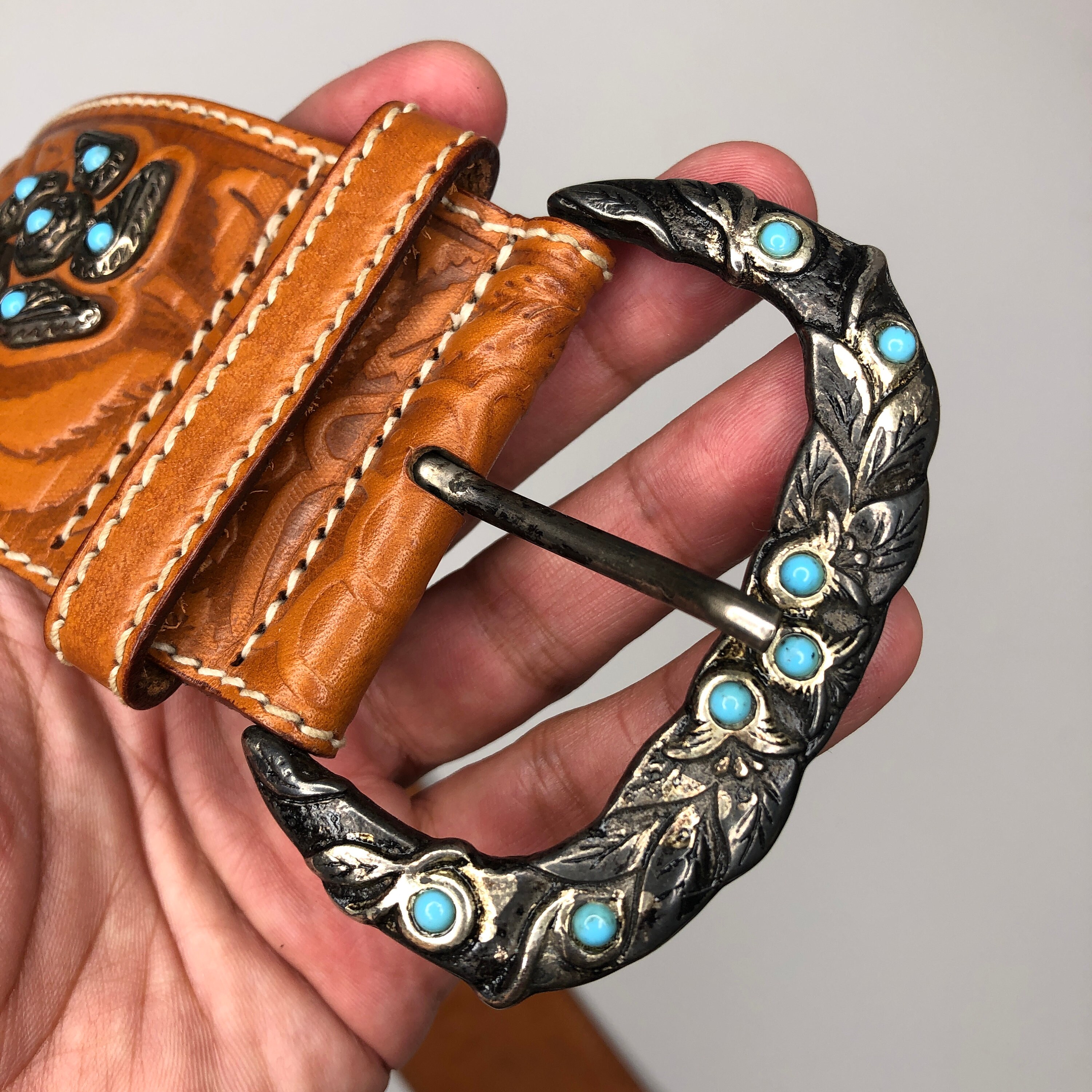 Vintage Les Copains Belt, Silver Line, No. 3, Luxury Belt  display picture 2
