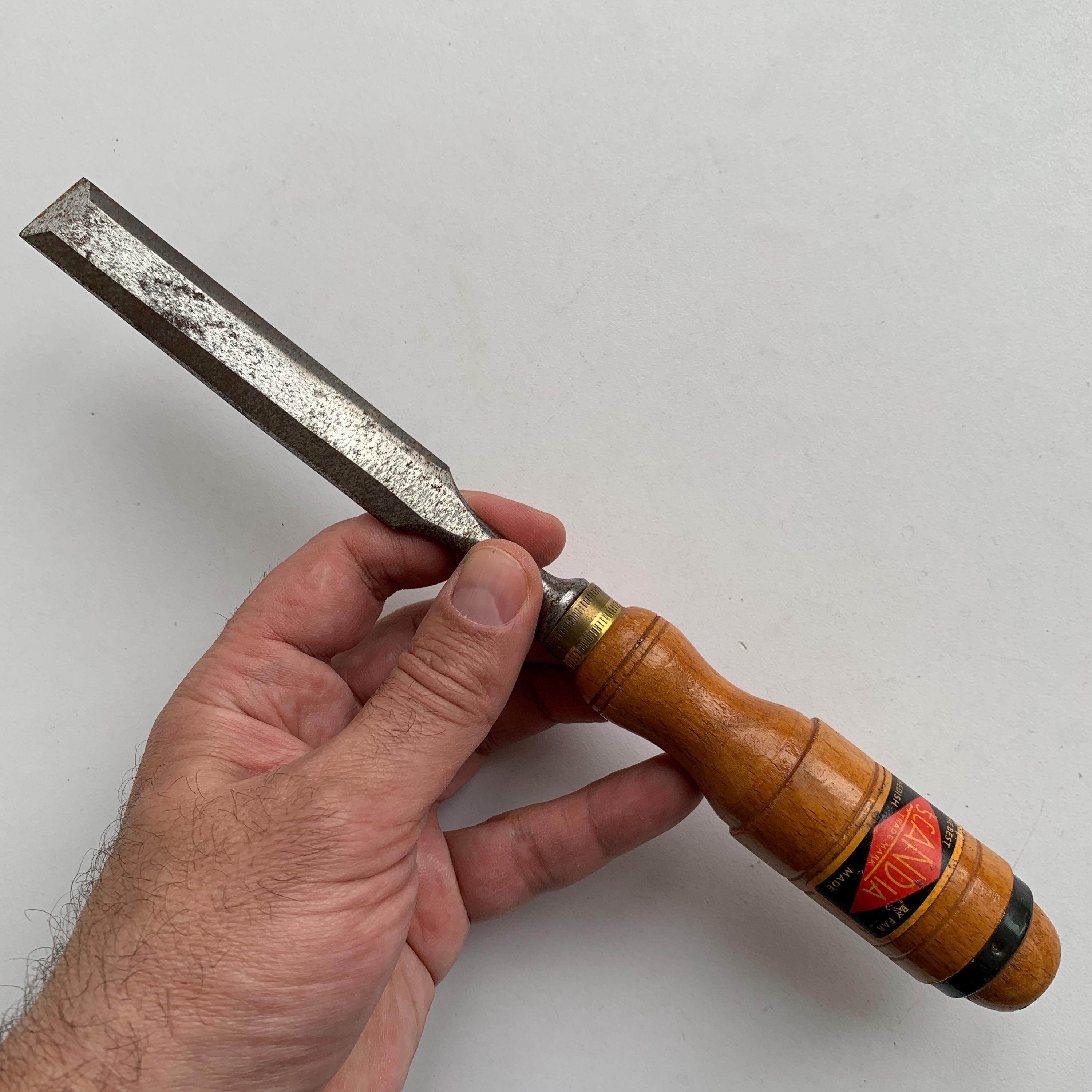 アンティーク　ツール Vintage Carpentry Tool, Scandia Chisel, Swedish Tool, Wood Carving