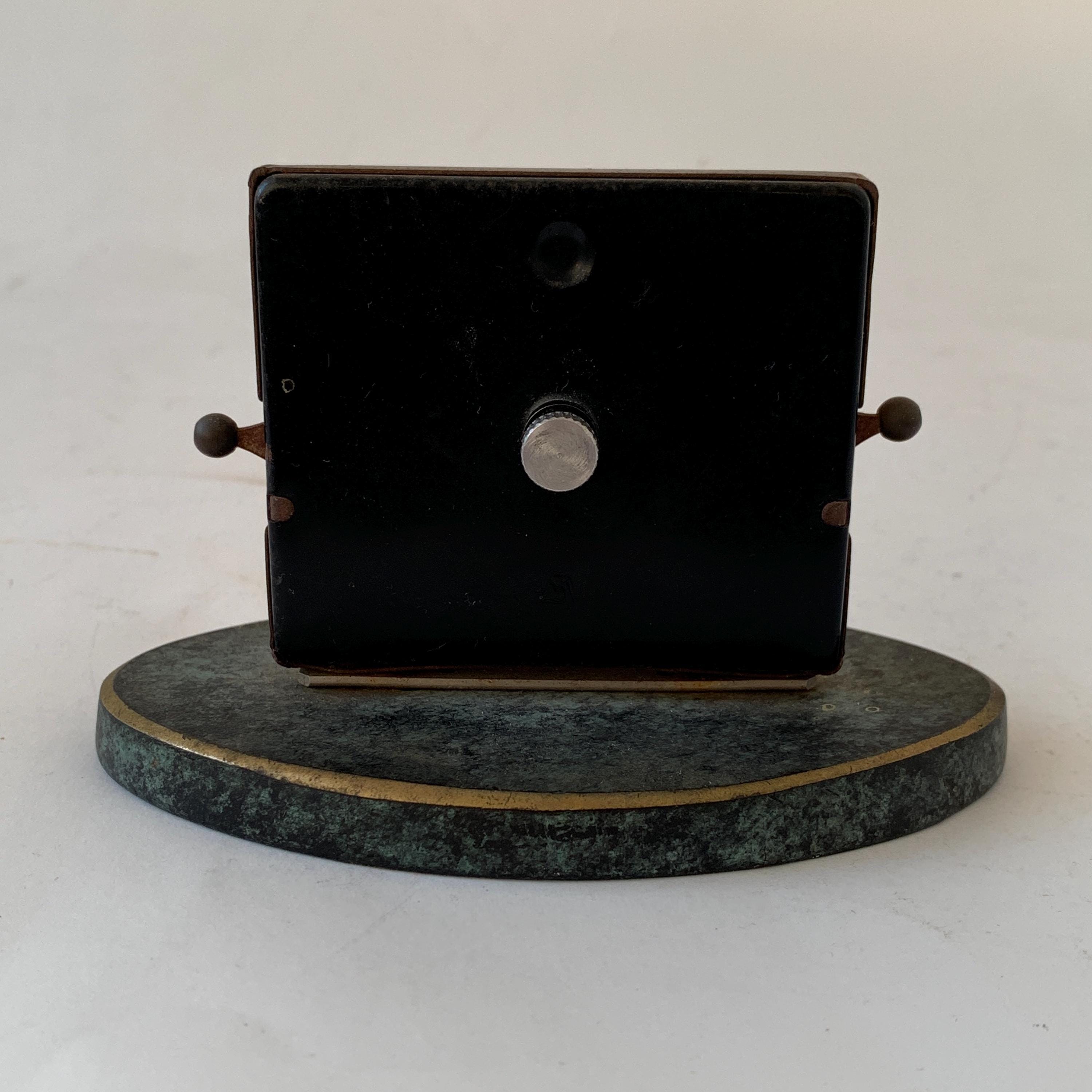 ヴィンテージ ブラス製 パーペチュアル デスクトップカレンダー Vintage Desk Calendar, Mechanical Calendar, Bronze Calendar