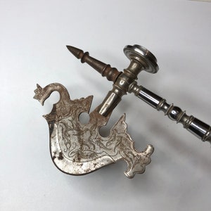 Vintage Meat Axe, Magic Bird, Kitchen Axe, Prison Art, Handmade, , Meat Tenderizer, Exclusive Axe, Butcher Shop, Butcher Gift,