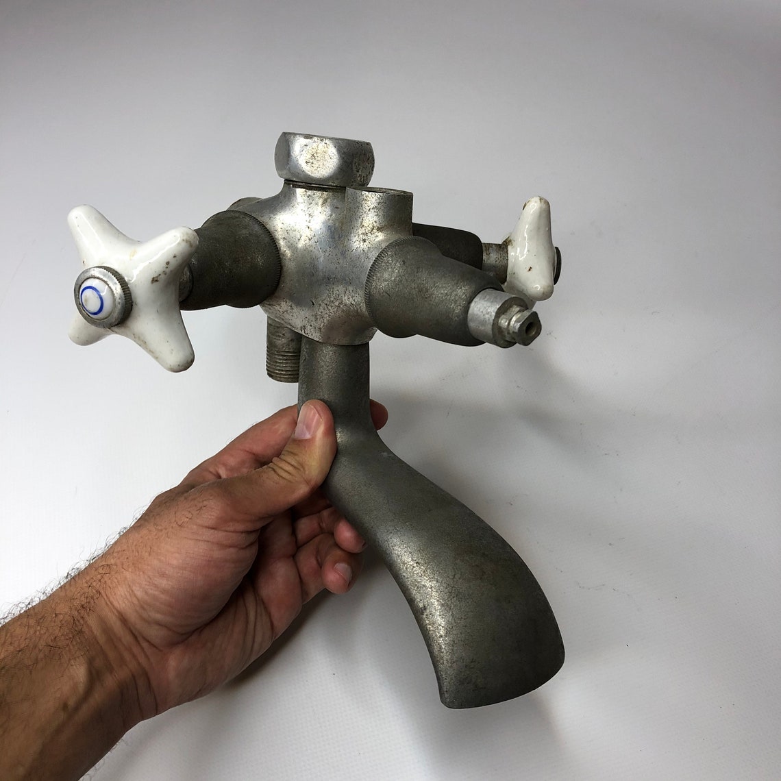 Antique Water Faucet Art Deco Shower Faucet Aluminum Etsy