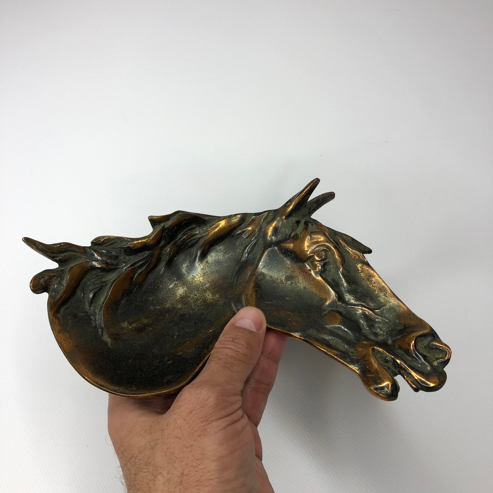 Bronze Horse Ashtray Vintage Ashtray Horse Sculpture Office Etsy Ireland
