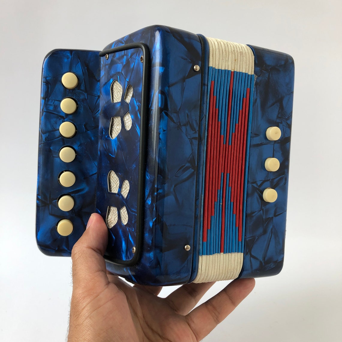 Vintage Toy Accordion Soviet Accordion Rare Musical Toy Etsy
