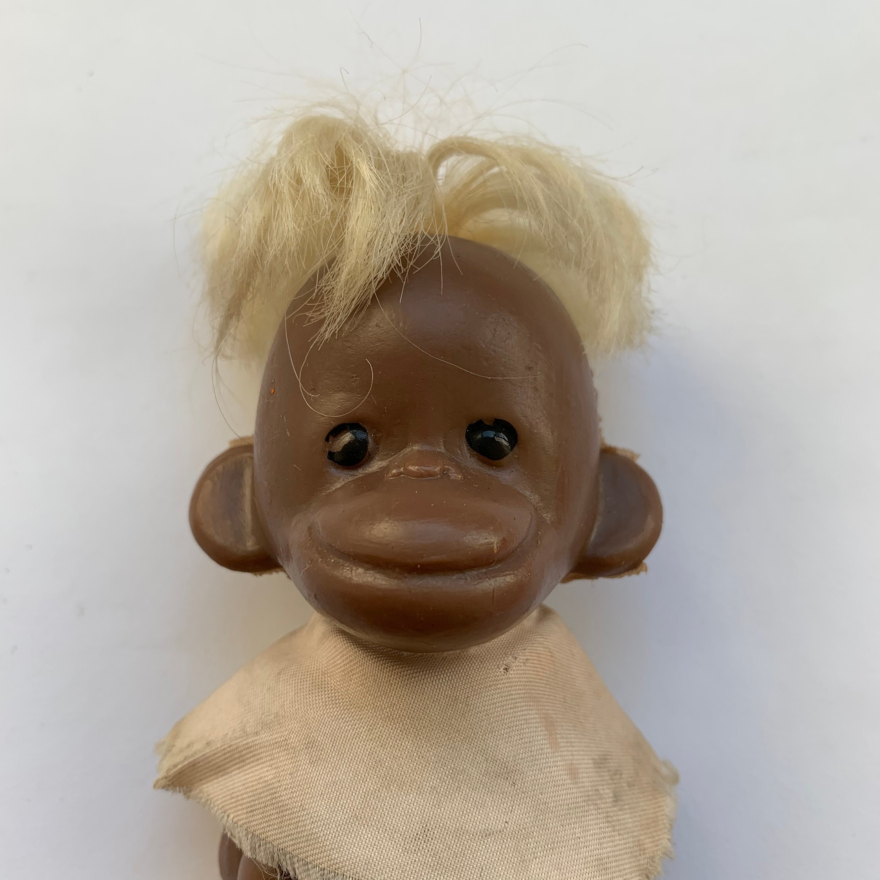 チェコ　ハンガリー　アンティーク　モールのお猿さん ドイツ製 Hermann Teddy Original サル monkey ぬいぐるみ ハーマン