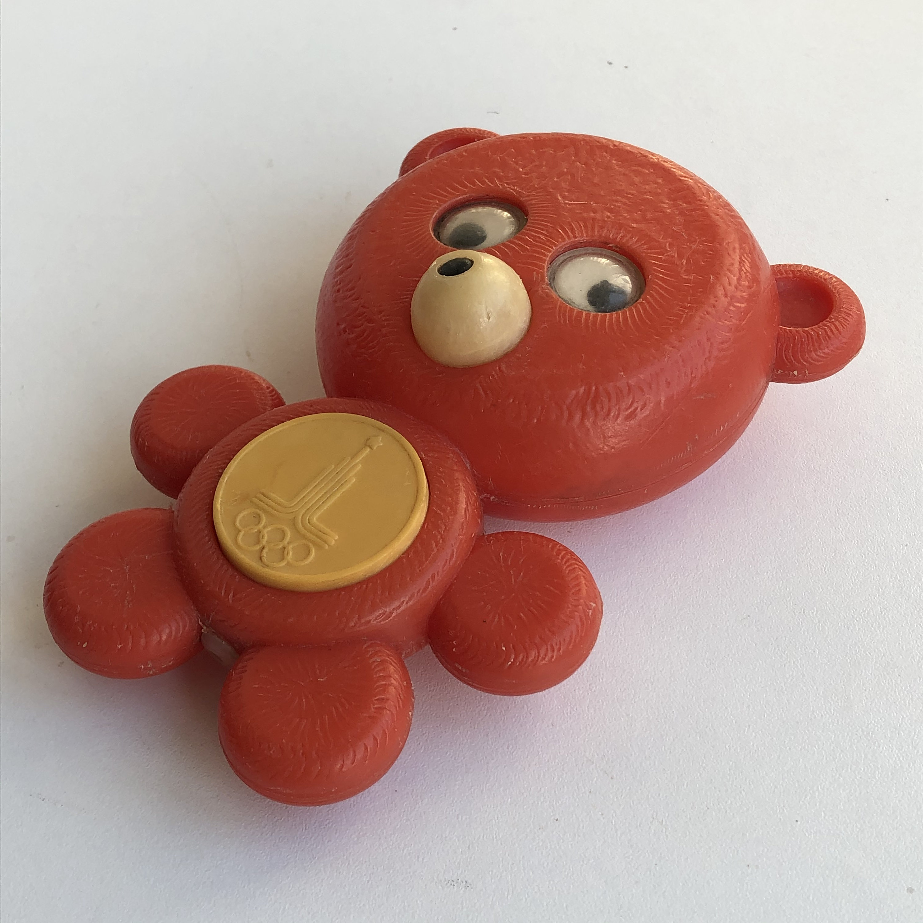 ビンテージ クマのおもちゃ、ソビエトのプラスチック製おもちゃ、ソ連 