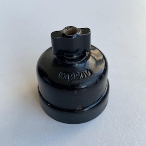 Vintage electrical switch, Porcelain switch, Mechanical rotary switch, Electrical part,  Retro switch, Industrial decor, Steampunk,