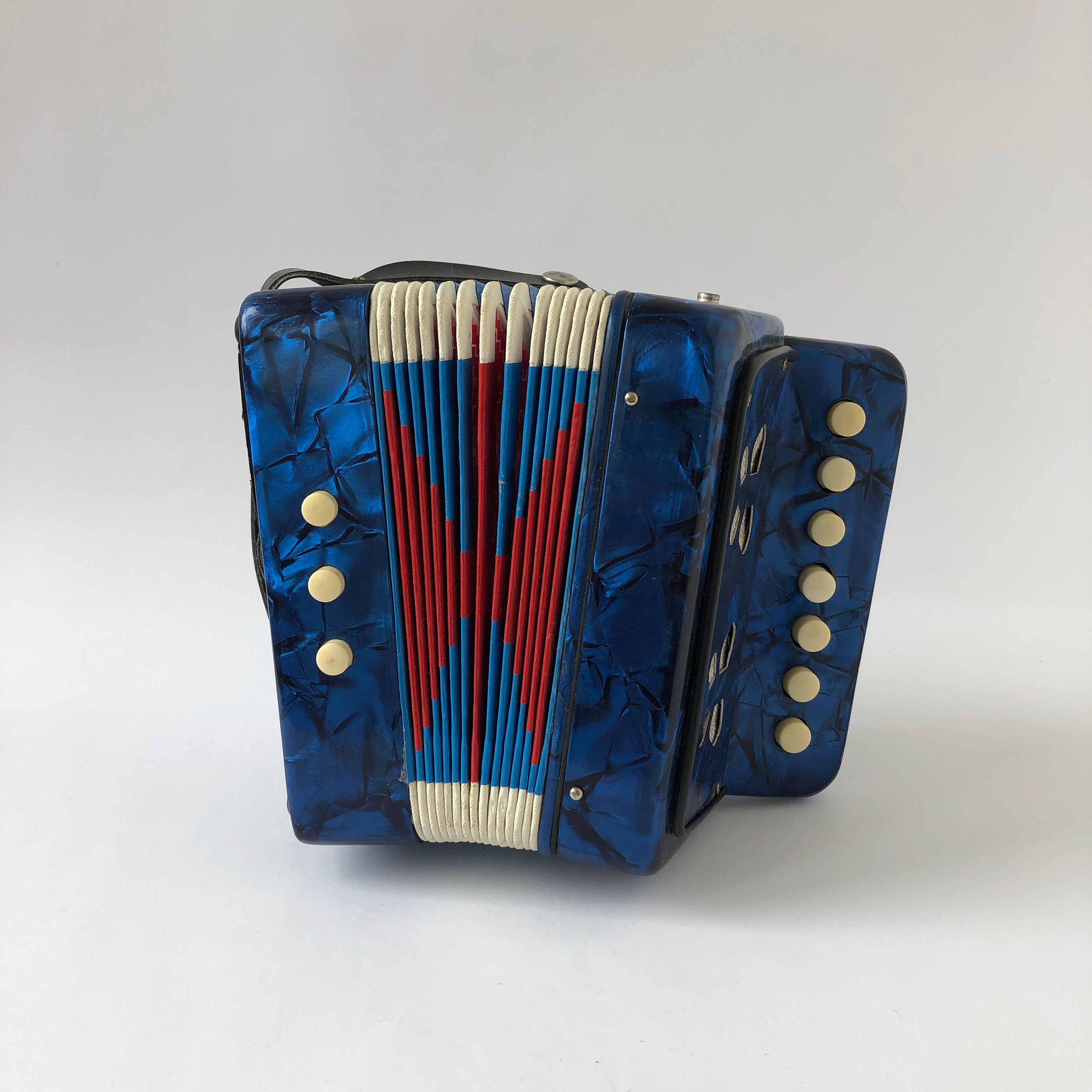 Vintage Toy Accordion, Soviet Accordion, Rare Musical Toy