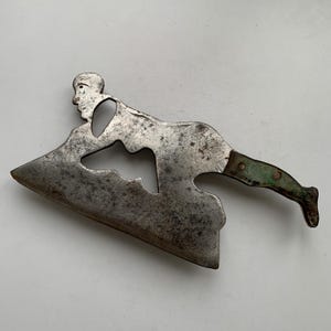 Vintage Kitchen Axe, Naked Woman, Meat Axe, Soviet Axe, Handmade, Collection Axe, Rare Axe, Butcher Gift, Butcher Shop,