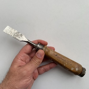 Vintage Carpentry Tool, EA Berg Eskilstuna Chisel, Wood Carving, Craft Tool, Rare Tool, Collectible Tool, Gift for Him,