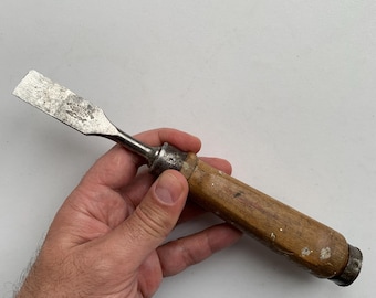 Vintage Carpentry Tool, EA Berg Eskilstuna Chisel, Wood Carving, Craft Tool, Rare Tool, Collectible Tool, Gift for Him,