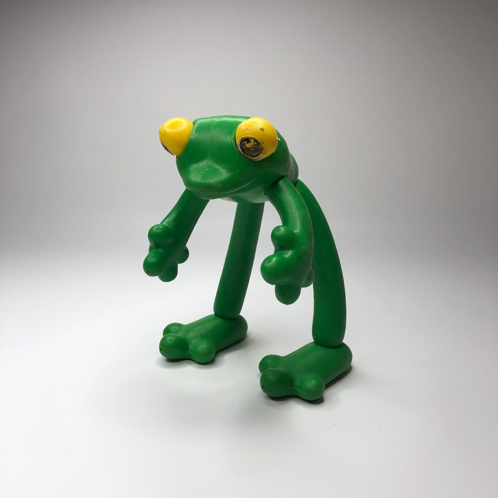 Large Vintage Toy frog Soviet Plastic Toy Rare Etsy