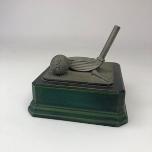 Vintage Desk Souvenir, Golf Game, Sports Souvenir, Paperweight, Swatkins, Sports Decor, Vintage Gift,