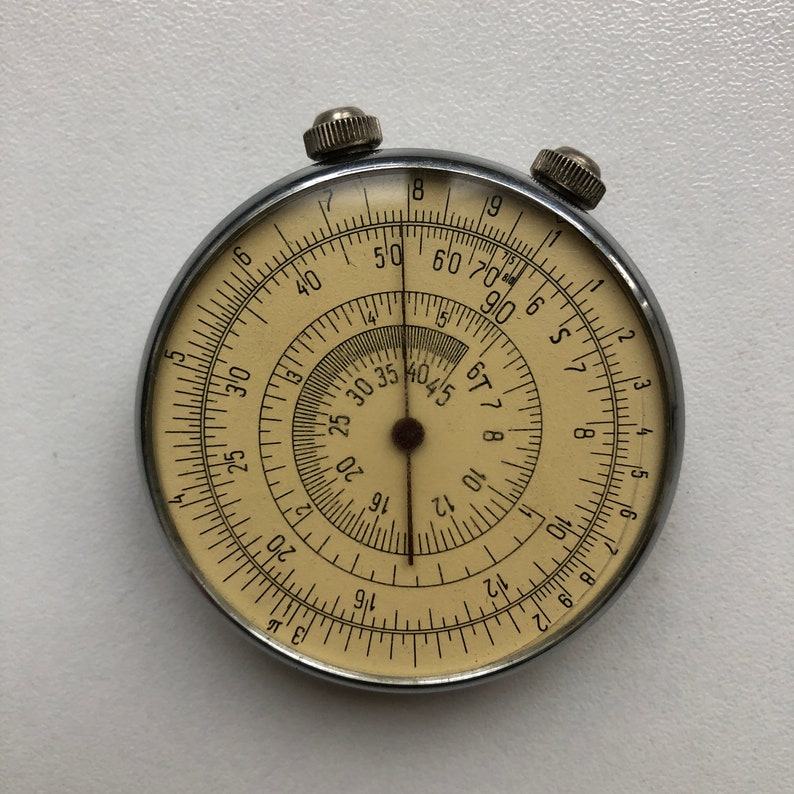 Vintage Counting Ruler Circular Ruler KL-1 Counting Device - Etsy