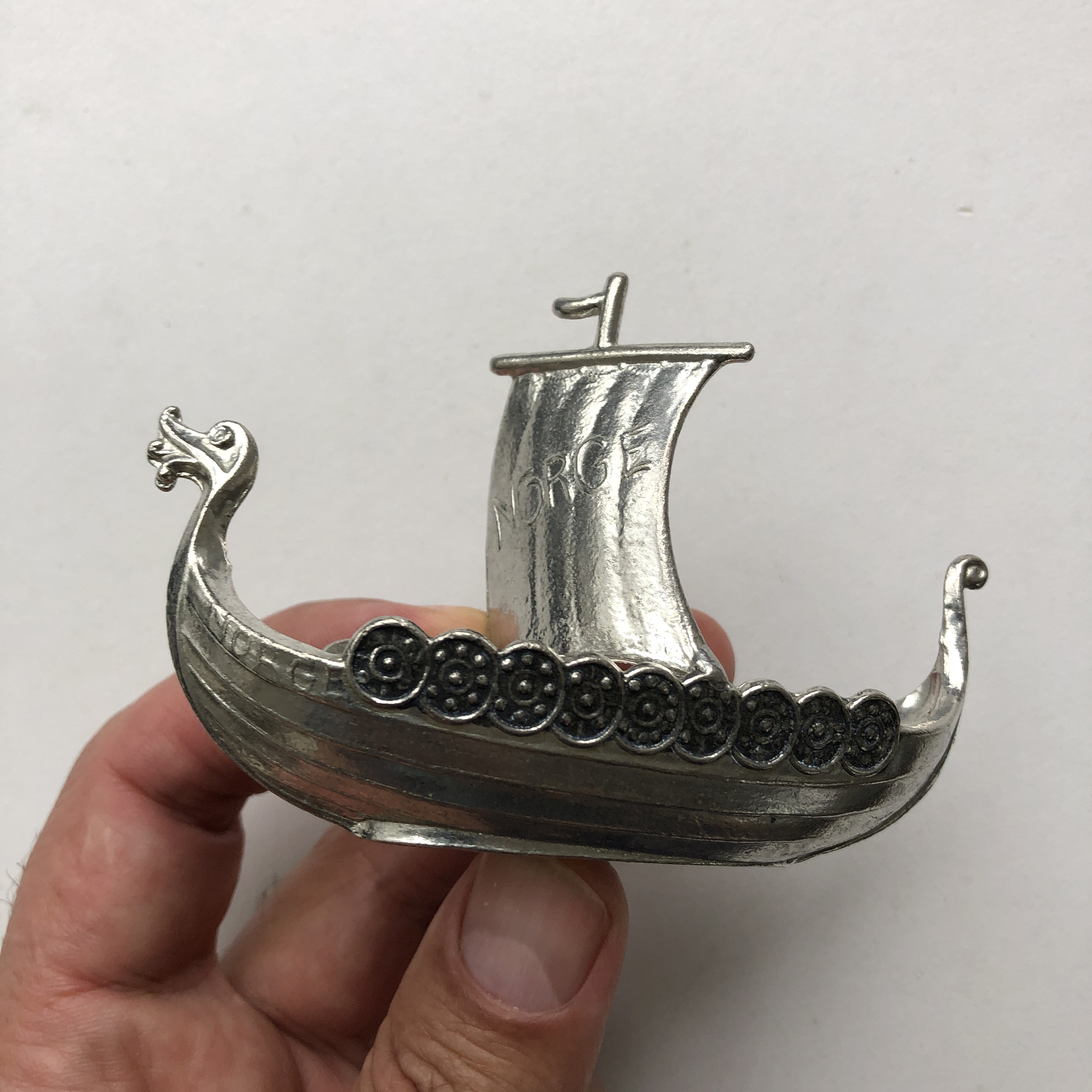 Vintage Souvenir, Viking Boat Drakkar, Norwegian Souvenir, Dragon
