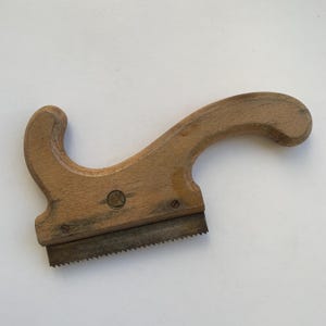 Vintage Tischlersäge, kleine Handsäge, Ulmia, altes Zimmermannswerkzeug, Sammlerwerkzeug, Werkzeug zur Holzbearbeitung, Werkstattdekor, Geschenk für ihn