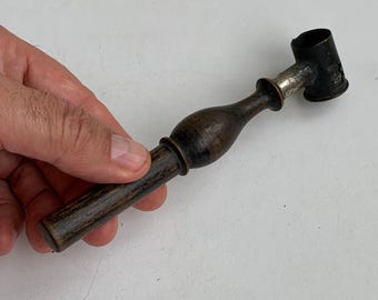 Vintage maatlepel, poederlepel, meetinstrument, jachtaccessoire, jagerscadeau, cadeau-idee