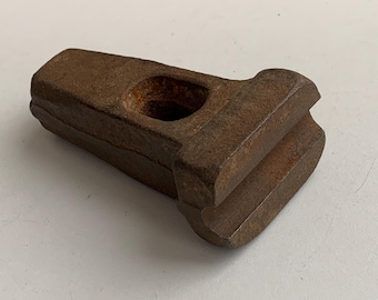 Vintage Blacksmith Hammer, Round Crimp Hammer, Rare Shape Hammer, Specialty Hammer, Vintage Craft Tools, Industrial Decor, Gift For Him