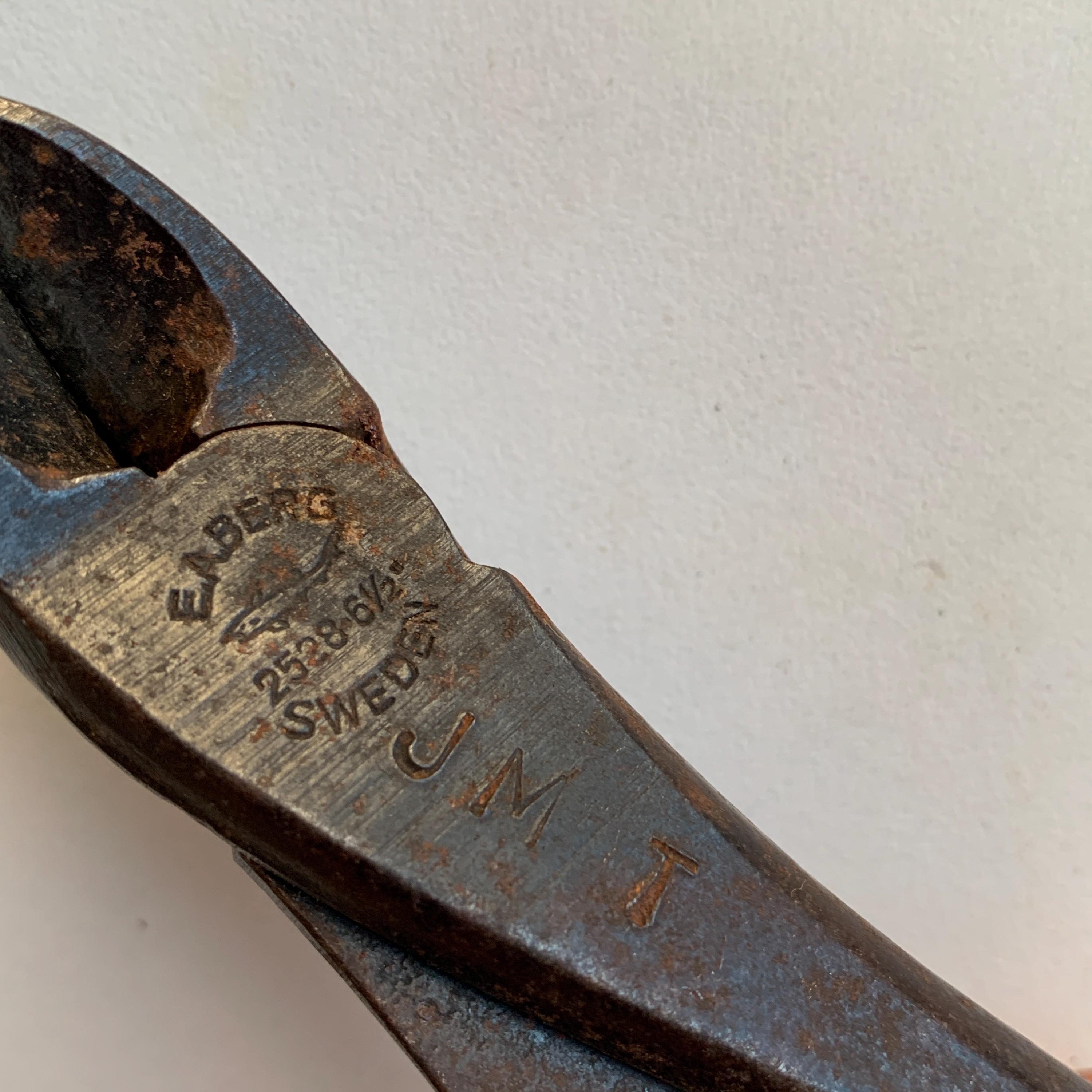 Vintage Wire Cutter Tool, E.A. Berg Sweden, Wire Cutter, Diagonal