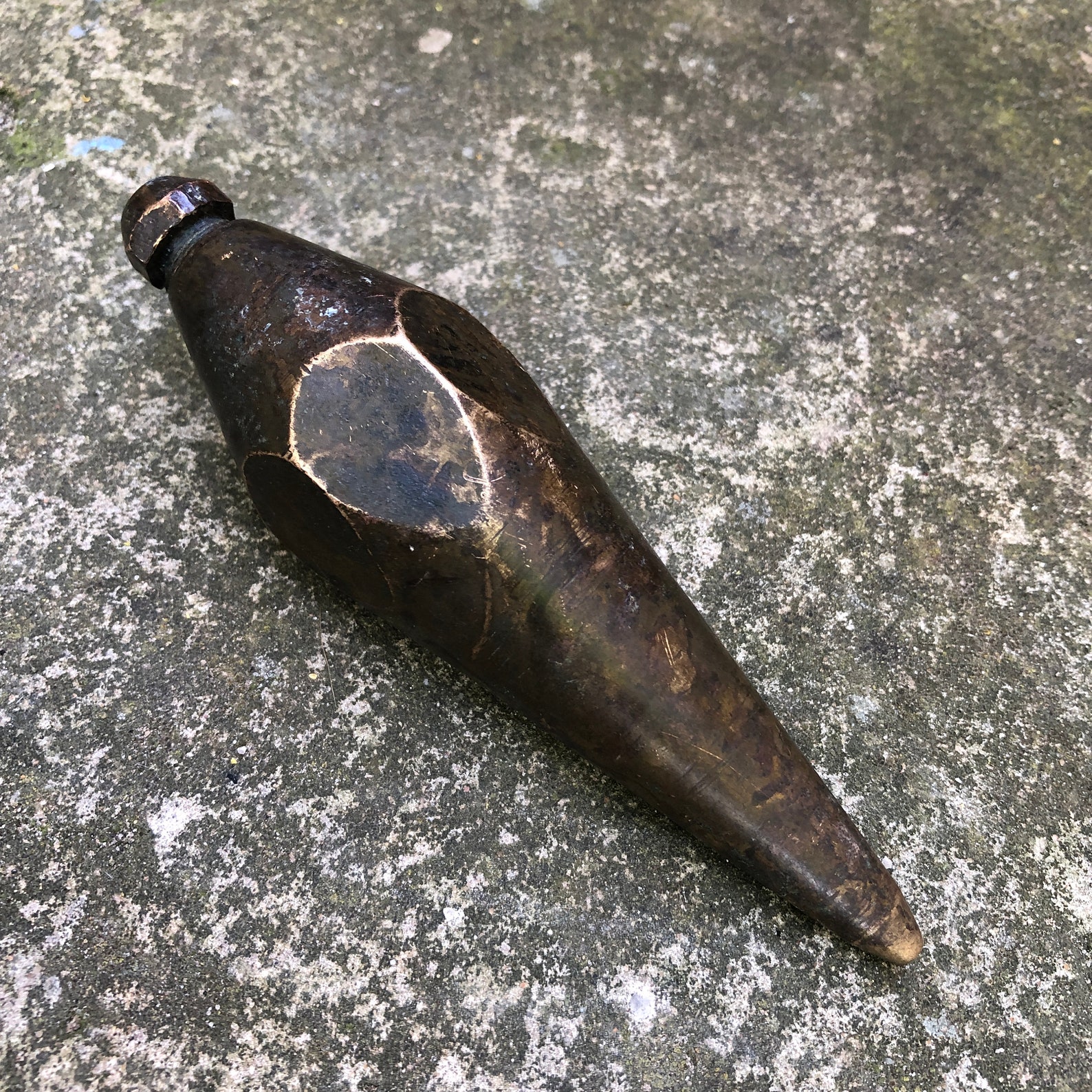 Vintage Plumb Line Bronze Plumb Line Construction Tool Etsy