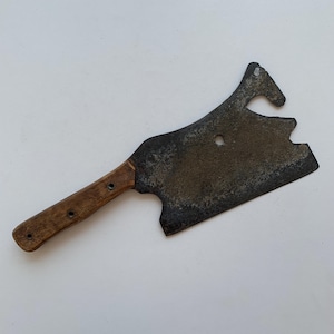 Vintage Meat Axe, Cleaver, Horse Axe, Handmade, Kitchen Axe, Rare Axe, Collectible Axe, Butcher Axe, Vintage Chef Gift,