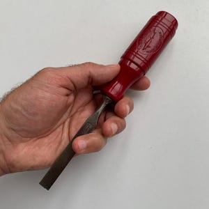 Vintage Carpentry Tool, EA Berg Eskilstuna Chisel, Wood Carving, Flat Chisel, Craft Tool, Rare Tool, Collectible Tool, Gift for Him,