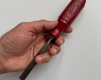 Vintage Carpentry Tool, EA Berg Eskilstuna Chisel, Wood Carving, Flat Chisel, Craft Tool, Rare Tool, Collectible Tool, Gift for Him,