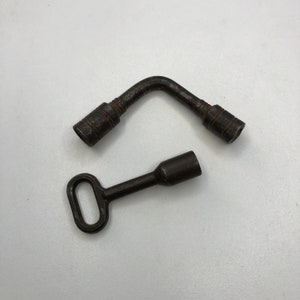 Vintage spoorwegsleutel, Sovjet speciale sleutel, Trein conducteur sleutel, Antieke sleutel, Collectie sleutel, Zeldzame sleutel, Industriële inrichting, Vintage cadeau aan hem
