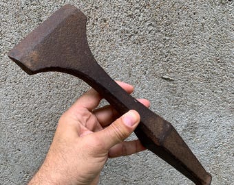 Vintage Tinsmith Anvil, TINSMITH "CREASING" HATCHET, Blacksmith Tool, Hardy Blacksmith Anvil, Craft Tool, Industrial Decor, Gift for Him