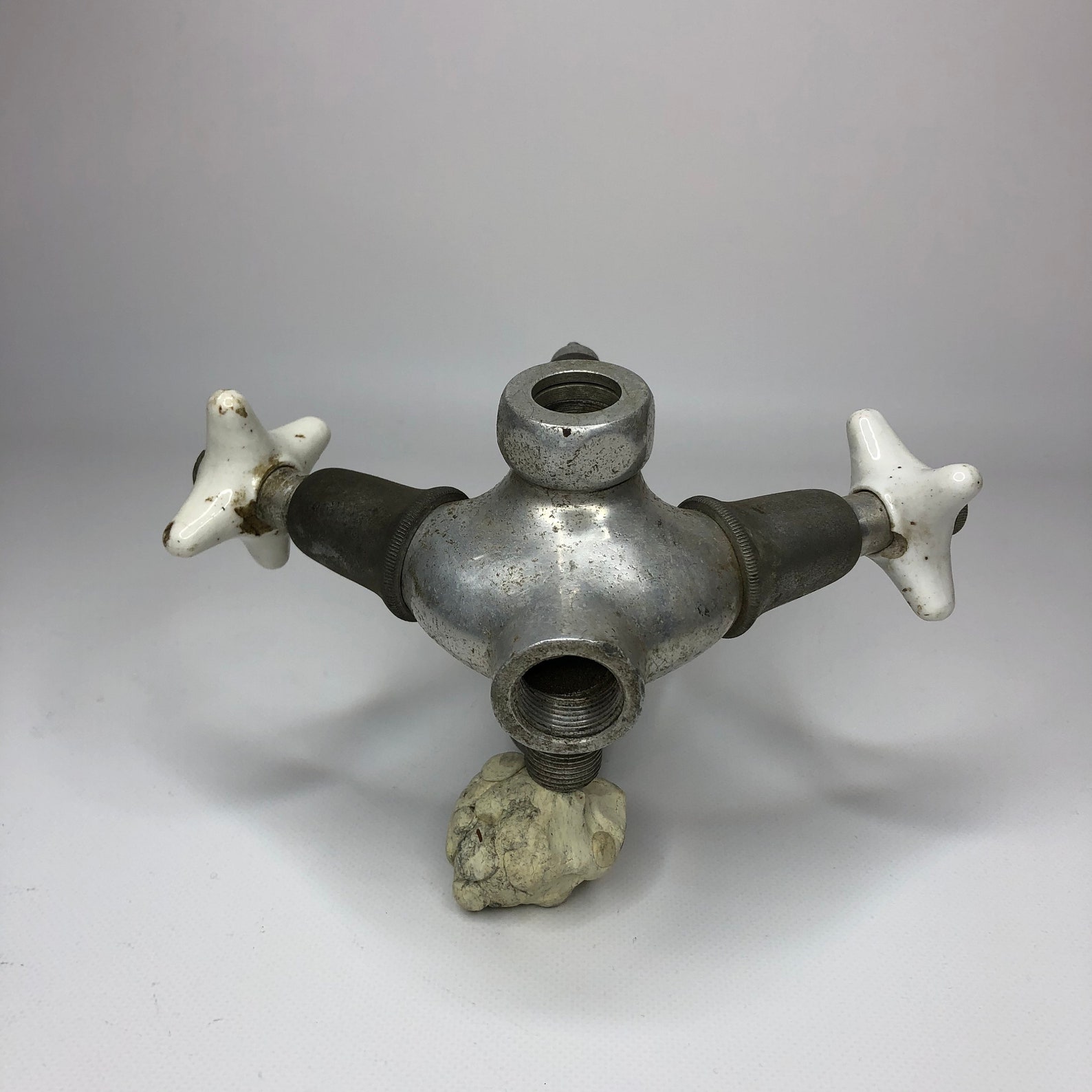 Antique Water Faucet Art Deco Shower Faucet Aluminum Etsy