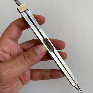 Marcador de pinça marítima vintage, marcador de pinça para cartas de navegação, instrumento de medição de marinheiro, navegação marítima, presente do capitão,