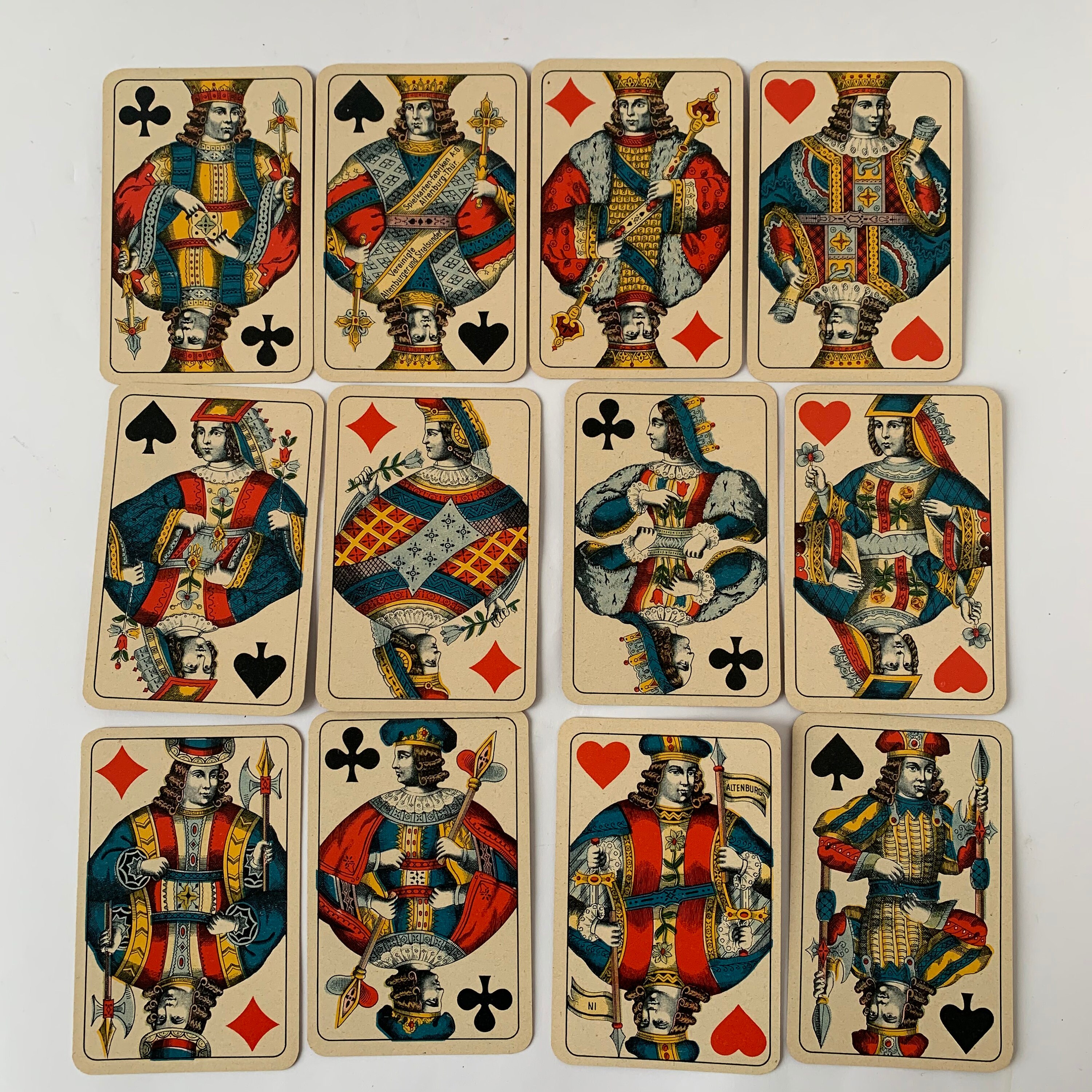 Vintage playing cards Germany VASS Altenburg ca. 1940 Etsy