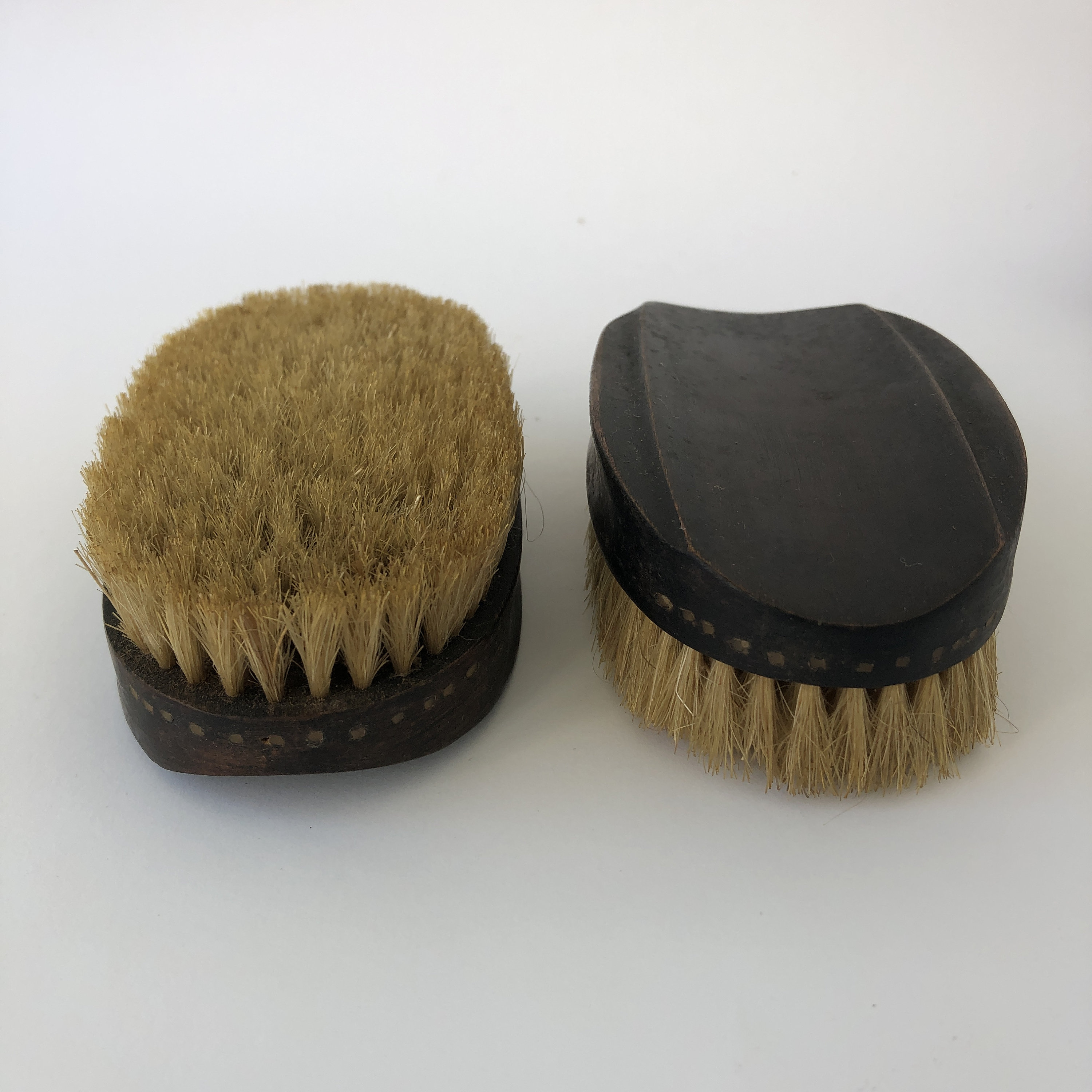 Vintage Clothing Brush Brushes in a Leather Case Travel Etsy UK