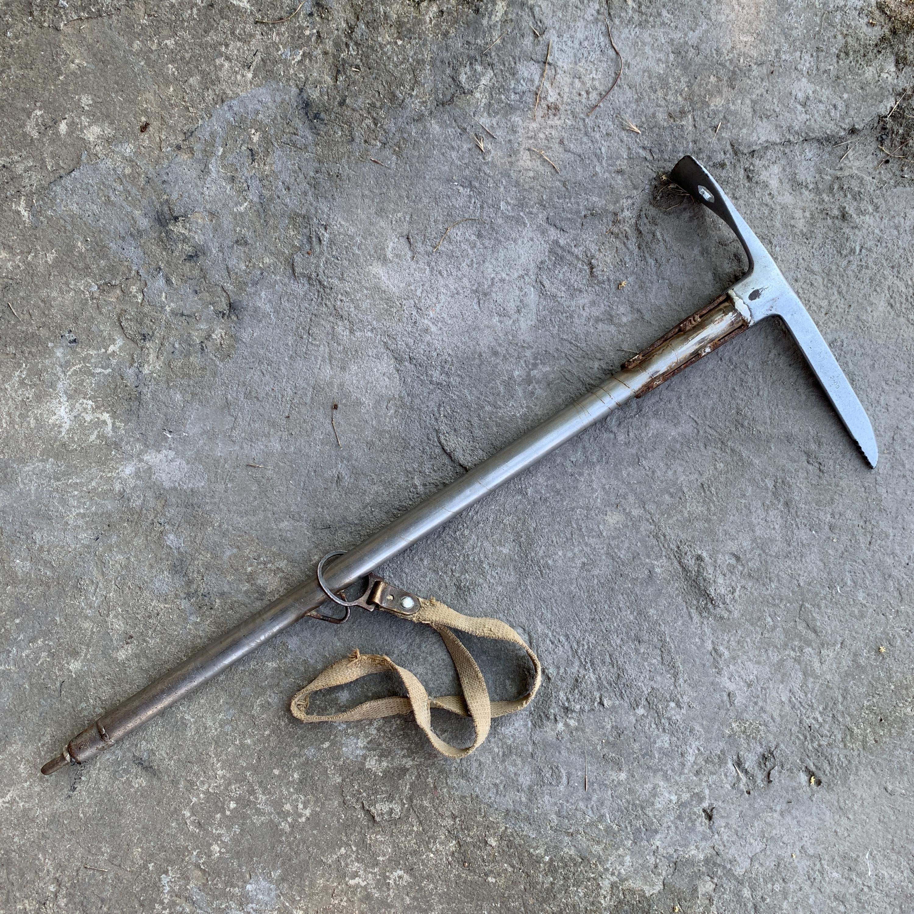 Ice Ax, Vintage Ice Ax, Soviet Ice Ax, Wooden Ice Ax, Climbing