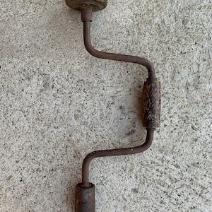 Vintage Tool Drill Carpenter #39 s Tool Soviet made 60s Hand Drill