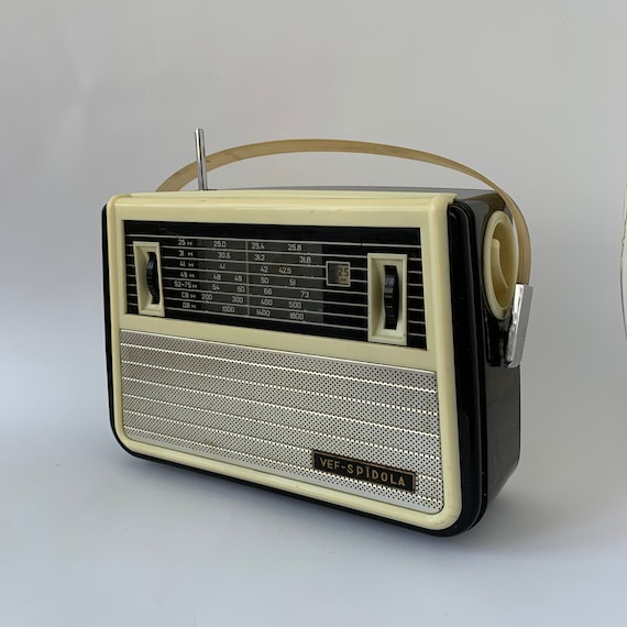 Retro Radio Vef-spīdola, Soviet Portable Radio, Radio Transistor, Vintage,  Old Radio, Collectible Radio, Stylish Design, Retro Decor, Rarity 