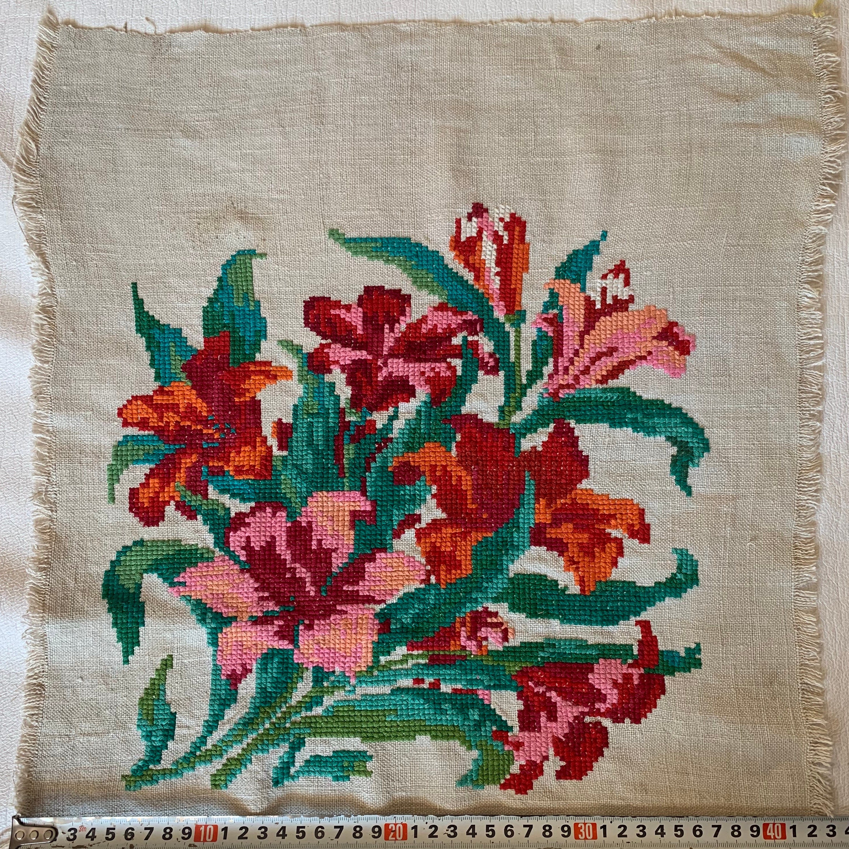 Vintage Embroidery Painting 