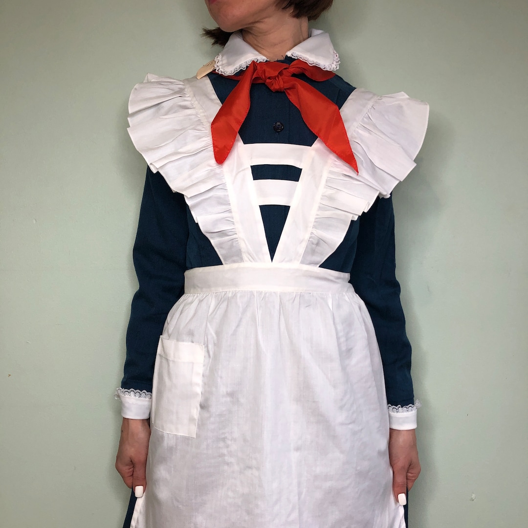 Vintage School Uniform, Dress Uniform, Soviet Student Uniform, Girl's