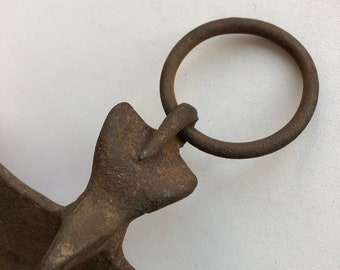 Vintage Climbing Crampons, Forged Ice Spikes, Ice Shoes