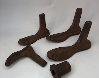 Zapatero de zapatero, Horma de zapato vintage, Juego de herramientas de zapatero, Reparación de calzado, Pata de hierro, Taller de zapatero, Decoración industrial, Regalo para él,