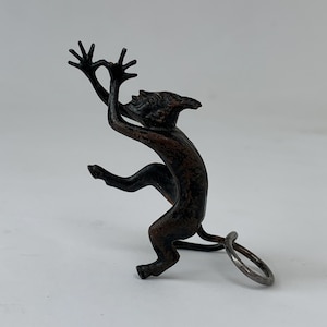 Vintage Devil Figurine Cast Iron Sculpture Devil, Miniature Sculpture, Soviet Desktop Decor, Home Decor, Vintage Gift For Him
