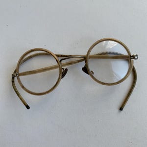 Vintage Round Glasses, Medical Glasses, Wire Frame Glasses, Antique Glasses, Photo Props, Retro Glasses, Steampunk Style, Vintage Gift