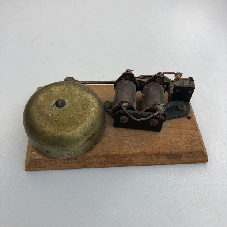 Vintage Doorbell Electric Bell Metal Doorbell Door Alarm Etsy