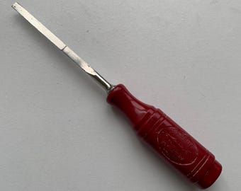 Vintage Carpentry Tools, EA Berg Eskilstuna Chisel, Wood Carving, Flat Chisel, Narrow Chisel, Craft Tool, Rare Tool, Gift for Him, Gift Idea