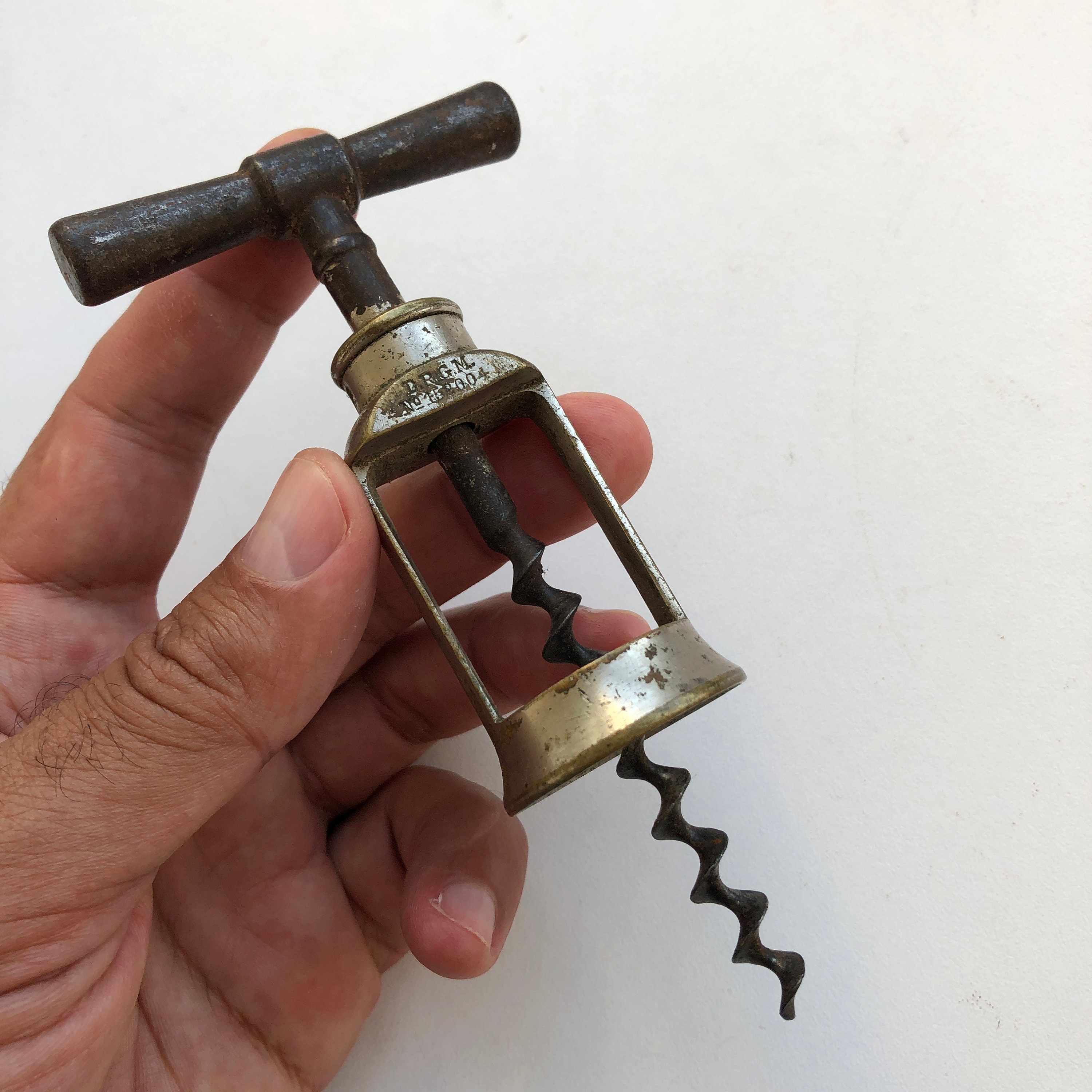 SOLON ワインオープナーD.R.G.M. No. 152004 ビンテージ Rare German Corkscrew 