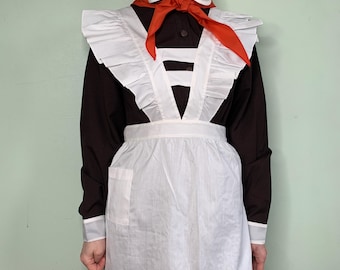 ヴィンテージの学校制服、ソビエトの学生制服、学生服、青いドレス